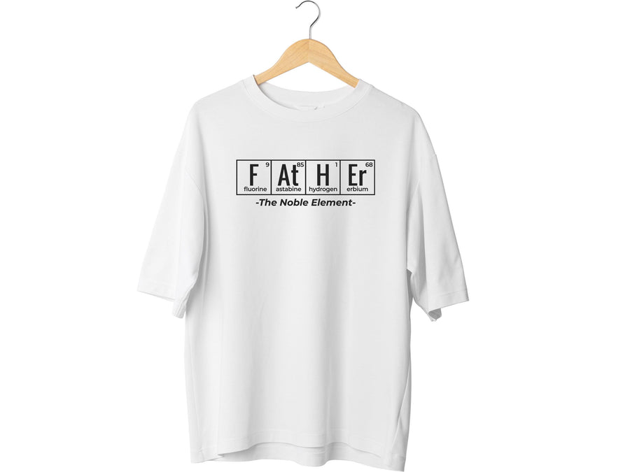 Science Dad T-Shirt – Noble Element Periodic Table, Chemistry Gift