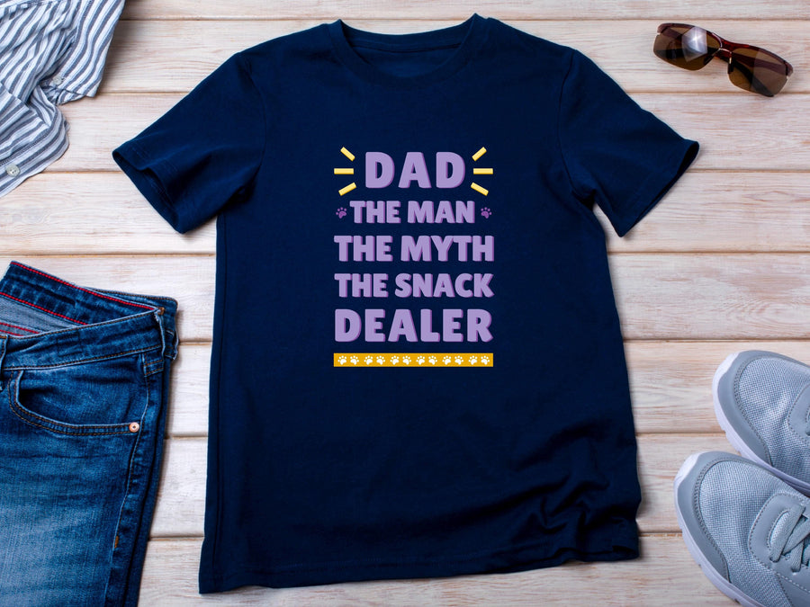 Fathers Day Dad T-Shirt – The Man The Myth Funny Dad Gift