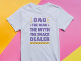 Fathers Day Dad T-Shirt – The Man The Myth Funny Dad Gift