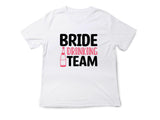 Bride Drinking Team Shirt – Bachelorette Party Tee – Rosé All Day T-Shirt – Bridal Shower Outfit – Bridesmaid Matching S