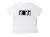 Bride Heart T-Shirt, Hen Do Bride Top, Minimal Bride Tee, Bridal Shower Gift