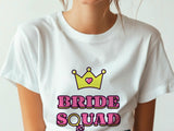 Bride Squad Shirt – Bachelorette Party T-Shirt – Bridesmaid Matching Tee – Bridal Shower Outfit – Team Bride Wedding Shi