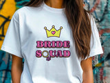 Bride Squad Shirt – Bachelorette Party T-Shirt – Bridesmaid Matching Tee – Bridal Shower Outfit – Team Bride Wedding Shi