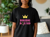 Bride Squad Shirt – Bachelorette Party T-Shirt – Bridesmaid Matching Tee – Bridal Shower Outfit – Team Bride Wedding Shi