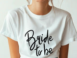 Bride to Be Shirt with Handwriting Font – Wedding T-Shirt – Bachelorette Party Tee – Bridal Shower Gift – Future Mrs Eng