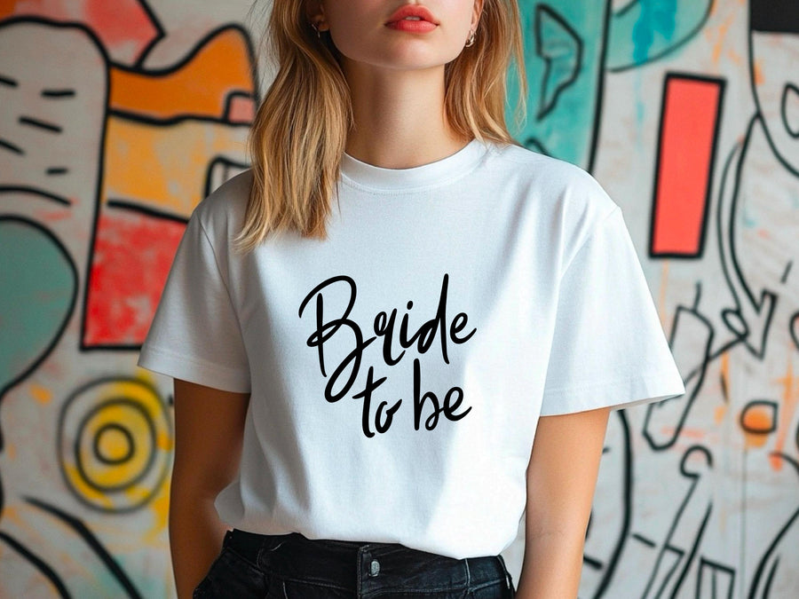 Bride to Be Shirt with Handwriting Font – Wedding T-Shirt – Bachelorette Party Tee – Bridal Shower Gift – Future Mrs Eng