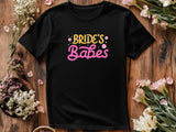 Bride’s Babes Pink Shirt – Bridesmaid T-Shirt – Bachelorette Party Matching Tee – Bridal Shower Outfit – Team Bride Shir