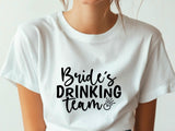 Bride’s Drinking Team Shirt – Bachelorette Party T-Shirt – Bridal Party Matching Tee – Team Bride Outfit – Wedding Squad