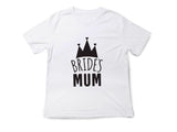 Bride’s Mum Wedding Shirt – Mother of the Bride T-Shirt – Heart and Crown Design – Bridal Party Tee – Mum of the Bride G