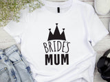 Bride’s Mum Wedding Shirt – Mother of the Bride T-Shirt – Heart and Crown Design – Bridal Party Tee – Mum of the Bride G