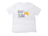 Team Bride Shirt with Crown – Bridesmaid Wedding Party T-Shirt – Matching Bachelorette Tee – Bride Squad Gift – Bridal P