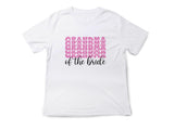 Grandma of the Bride T-Shirt – Wedding Party Shirt for Grandmother – Bridal Family Matching Tee – Gift from Bride – Wedd