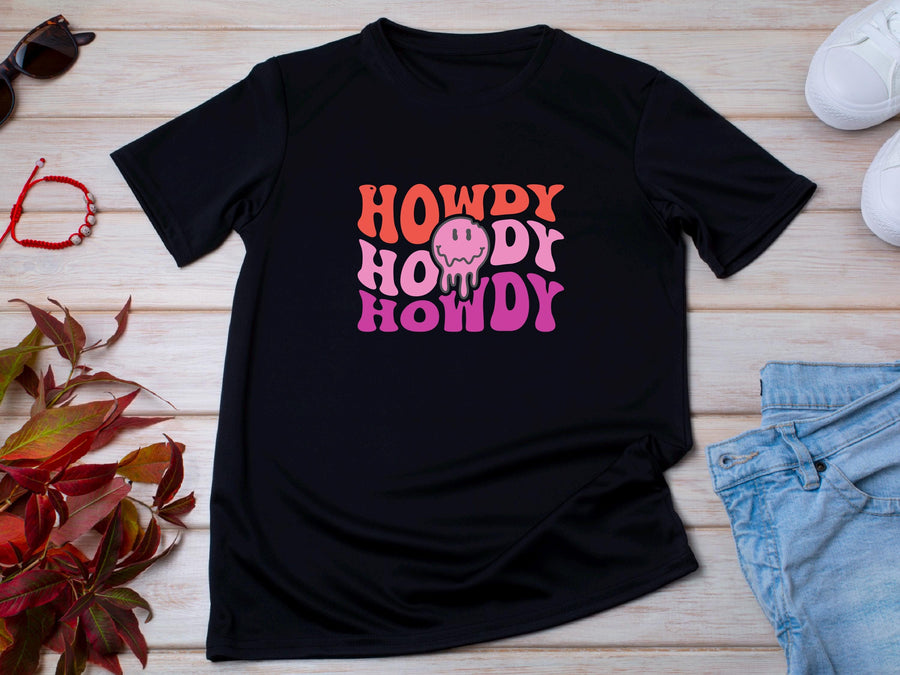 Howdy Bride Shirt, Cowgirl Bachelorette Tee, Western Wedding T-Shirt, Country Bride Gift, Rustic Engagement Party Shirt,