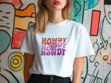 Howdy Bride Shirt, Cowgirl Bachelorette Tee, Western Wedding T-Shirt, Country Bride Gift, Rustic Engagement Party Shirt,