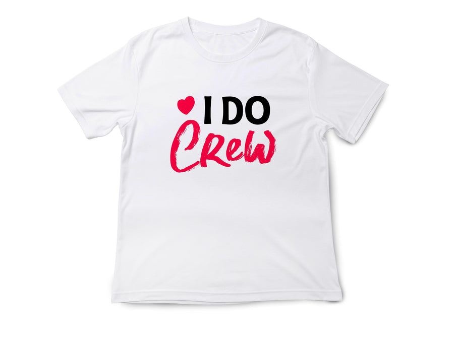 I Do Crew T-Shirt – Bridesmaid Wedding Party Shirt – Matching Bachelorette Tee – Team Bride Outfit – Bridal Shower Gift 