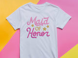 Maid of Honor T-Shirt – Bridal Party Shirt – Bridesmaid Proposal Gift – Wedding T-Shirt – Bachelorette Party Tee