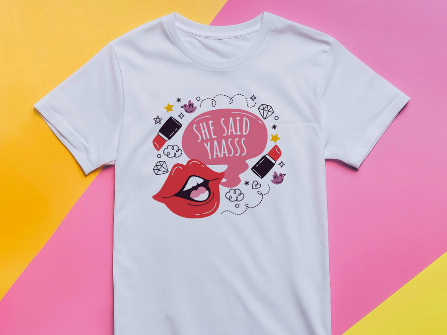 She Said Yaas T-Shirt – Engagement Party Shirt – Bride to Be Tee – Wedding Celebration Shirt – Bachelorette Party Gift