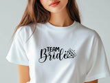 Team Bride Shirt – Black Diamond Wedding T-Shirt – Bachelorette Party Tee – Matching Bridal Squad Shirt – Bride Tribe Ou