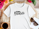 Team Bride Shirt – Black Diamond Wedding T-Shirt – Bachelorette Party Tee – Matching Bridal Squad Shirt – Bride Tribe Ou