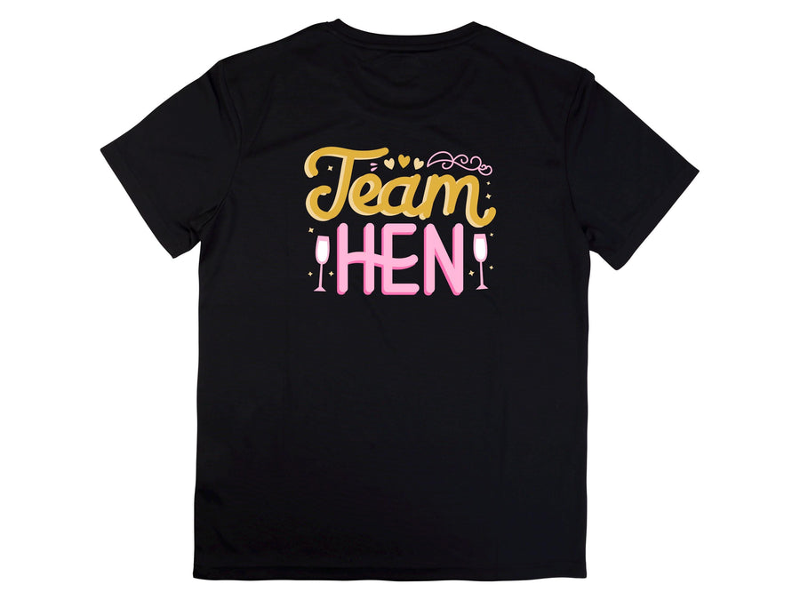 Team Hen Shirt – Hen Party T-Shirt – Bride Squad Tee – Bachelorette Party Shirt – Matching Bridal Party Shirts – UK Wedd