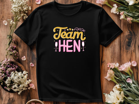 Team Hen Shirt – Hen Party T-Shirt – Bride Squad Tee – Bachelorette Party Shirt – Matching Bridal Party Shirts – UK Wedding Gift