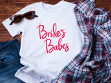 Bride’s Babes Shirt – Bridesmaid Wedding T-Shirt – Bachelorette Party Matching Tee – Bridal Party Gift – Team Bride Shir