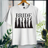 Bride Fashion T-Shirt – Wedding Day Tee – Stylish Bride Shirt – Bridal Shower Gift – Engagement Outfit – Bachelorette To