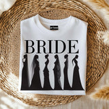 Bride Fashion T-Shirt – Wedding Day Tee – Stylish Bride Shirt – Bridal Shower Gift – Engagement Outfit – Bachelorette To