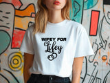 Wifey for Lifey T-Shirt – Cute Wedding Shirt with Rings – Bride Gift – Bachelorette Party Tee – Just Married Shirt for H