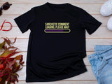 Sarcastic Comment Loading T-Shirt - Funny Humor Graphic Tee