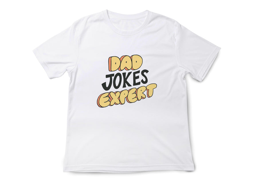 Dad Jokes Expert T-Shirt – Funny Fathers Day Gift – Pun Joke Dad Shirt – Cool Gift for Him – Dad Humor Tee – Father’s Da