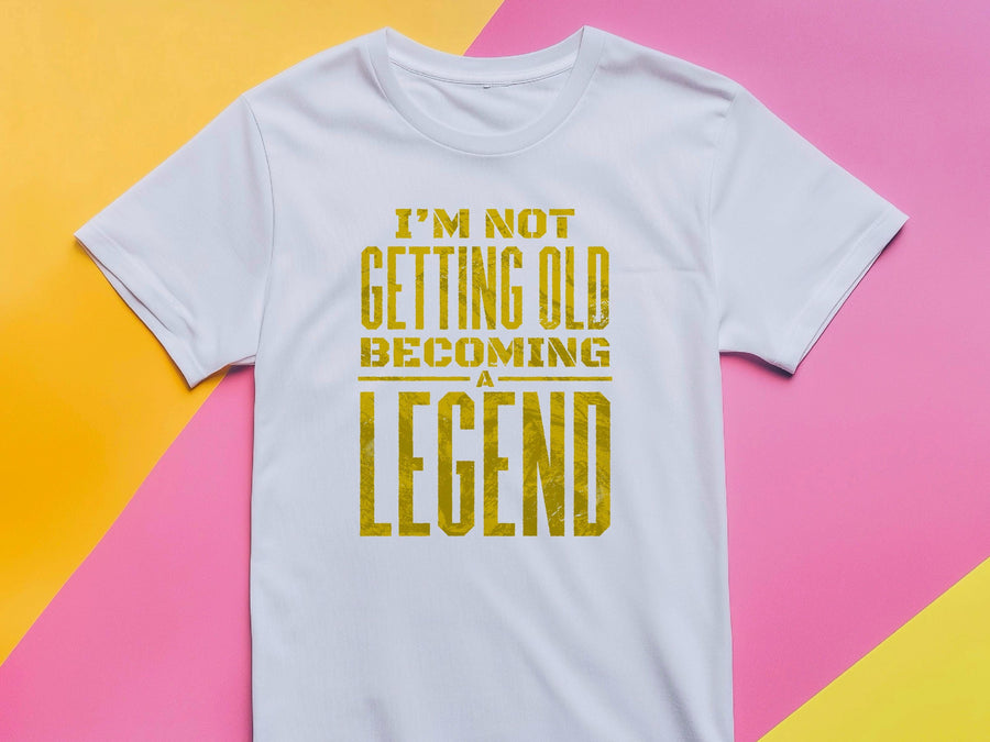 Not Getting Old Becoming a Legend Shirt – Funny Fathers Day Gift – Cool Dad Tee – Gift for Husband or Grandpa