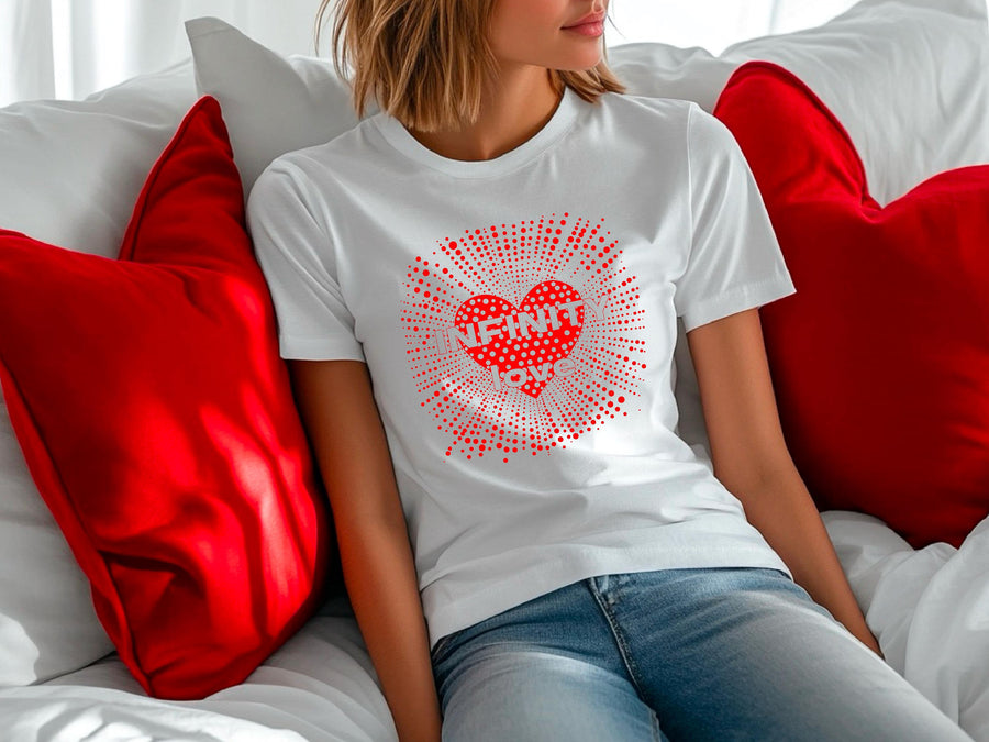 Polka Dot Heart T-Shirt – Yayoi Kusama Inspired Feminist Art
