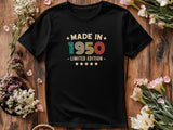 75th Birthday T-Shirt | Vintage 1950 Limited Edition | Funny 75th Gift for Men | Classic 75th Shirt for Him