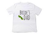 Father of the Bride Shirt – Bride’s Dad T-Shirt – Funny Wedding Tee with Mustache – Gift for Bride’s Father – Green Wedd