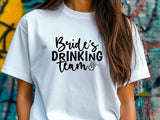 Bride’s Drinking Team Shirt – Bachelorette Party T-Shirt – Bridal Party Matching Tee – Team Bride Outfit – Wedding Squad