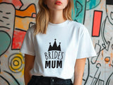 Bride’s Mum Wedding Shirt – Mother of the Bride T-Shirt – Heart and Crown Design – Bridal Party Tee – Mum of the Bride G