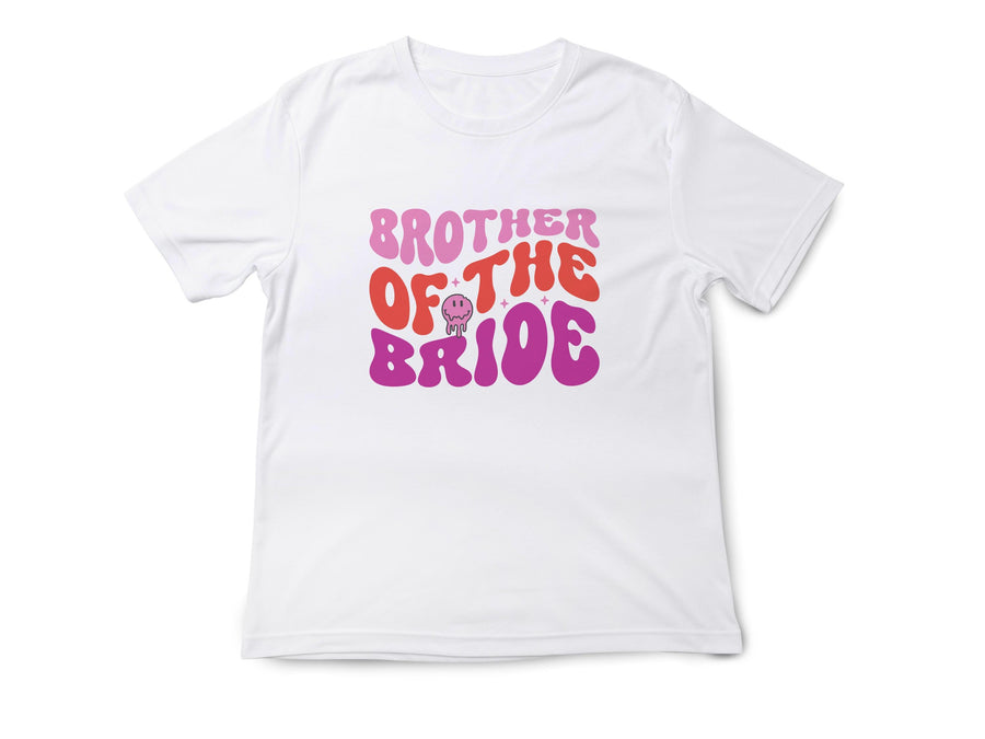 Brother of the Bride Wedding T-Shirt – Funny Matching Tee for Groomsmen or Family