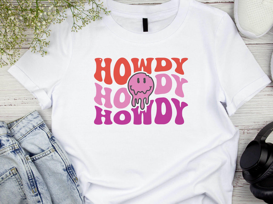 Howdy Bride Shirt, Cowgirl Bachelorette Tee, Western Wedding T-Shirt, Country Bride Gift, Rustic Engagement Party Shirt,