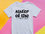 Sister of the Bride T-Shirt – Bridal Party Wedding Tee