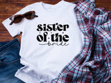 Sister of the Bride T-Shirt – Bridal Party Wedding Tee