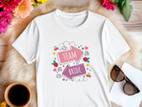 Team Bride Shirt with Arrows – Wedding Party T-Shirt – Bachelorette Party Tee – Matching Bridal Squad Shirt – Bride Trib