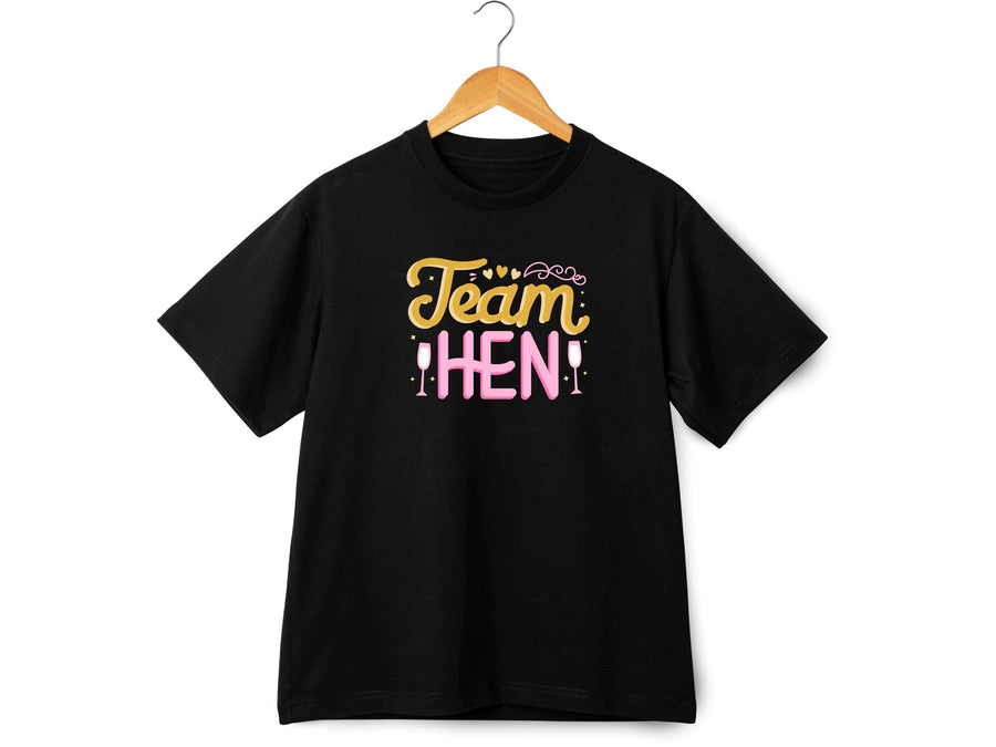 Team Hen Shirt – Hen Party T-Shirt – Bride Squad Tee – Bachelorette Party Shirt – Matching Bridal Party Shirts – UK Wedd