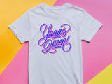 Yaaas Queen Bride T-Shirt – Bridal Party Shirt – Bachelorette Tee – Bride Squad Shirt – Wedding Celebration Gift – Fun B