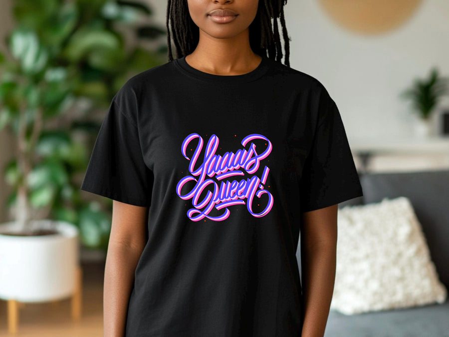 Yaaas Queen Bride T-Shirt – Bridal Party Shirt – Bachelorette Tee – Bride Squad Shirt – Wedding Celebration Gift – Fun B