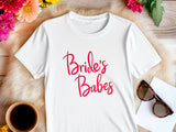 Bride’s Babes Shirt – Bridesmaid Wedding T-Shirt – Bachelorette Party Matching Tee – Bridal Party Gift – Team Bride Shir