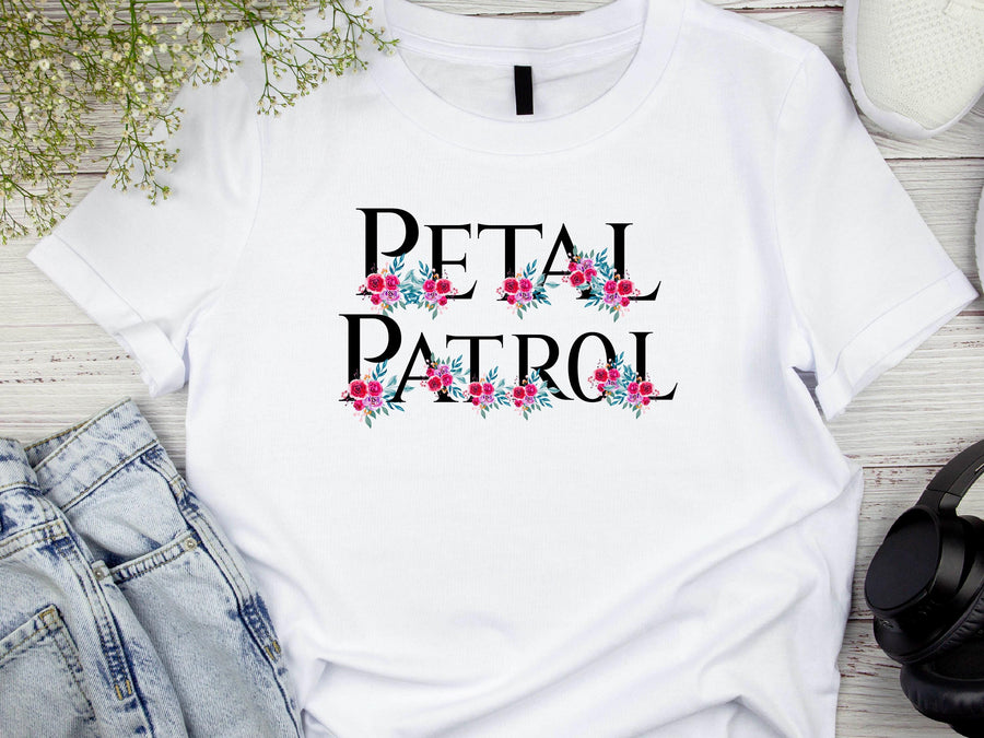 Petal Patrol T-Shirt – Flower Girl Wedding Tee – Cute Bridal Party Shirt – Toddler Wedding Outfit – Matching Ceremony T-
