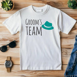 Groom’s Team T-Shirt – Green Hat Wedding Shirt for Men – Funny Bachelor Party Tee – Groomsman Outfit – Wedding Squad Shi