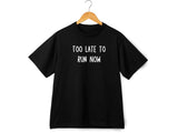 Too Late to Run Now Wedding Shirt – Groom Bachelor Party Tee – Funny Stag Night Shirt for Men – Last Night of Freedom Ou