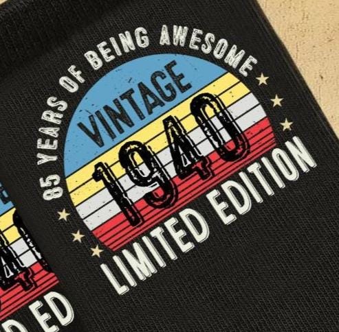 Socks 85th Birthday Gifts For Men Or Women Awesome Since 1940 85 Years Old